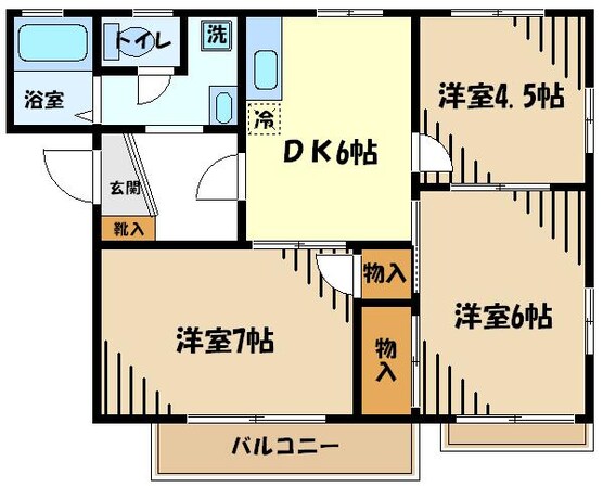 ドヌールビアンカIの物件間取画像